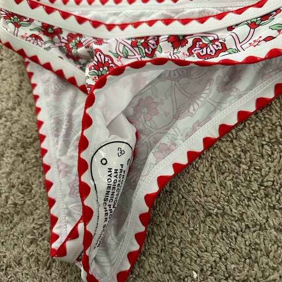 Women’s Seaform floral 2 piece high waisted bikini boho design. New - Picture 5 of 9